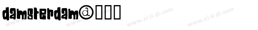damsterdam字体转换