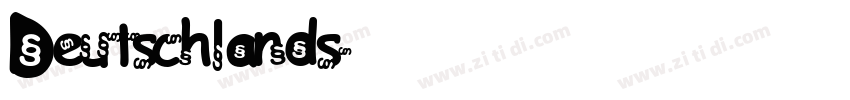 Deutschlands字体转换