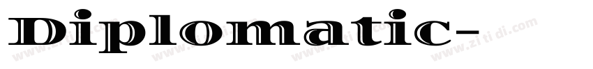 Diplomatic字体转换