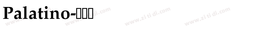Palatino字体转换