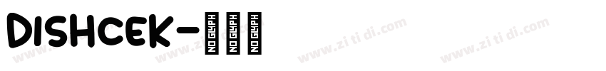 Dishcek字体转换