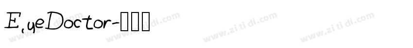 EyeDoctor字体转换