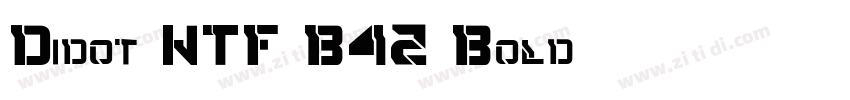 Didot-HTF-B42-Bold字体转换