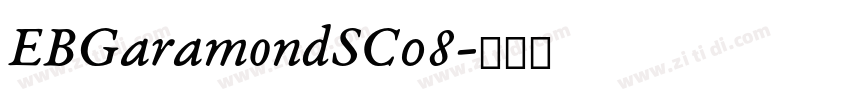 EBGaramondSC08字体转换