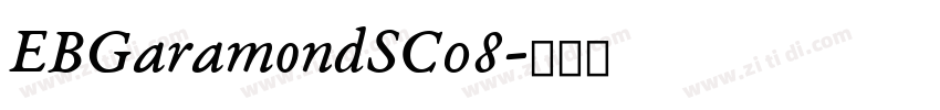 EBGaramondSC08字体转换