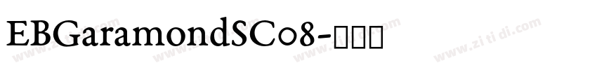 EBGaramondSC08字体转换
