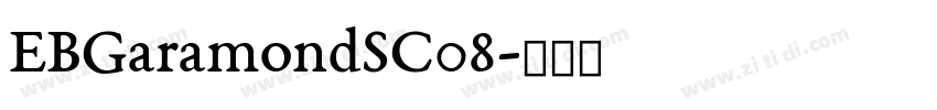 EBGaramondSC08字体转换