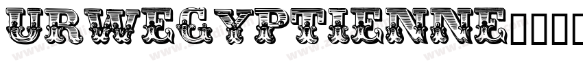 URWEgyptienne字体转换