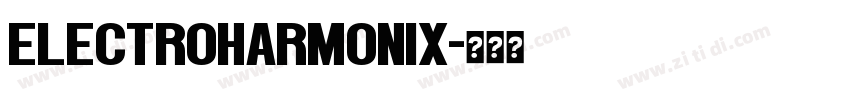 electroharmonix字体转换