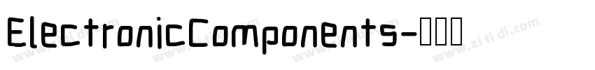 ElectronicComponents字体转换