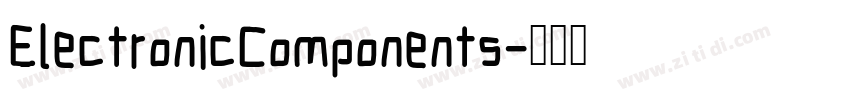ElectronicComponents字体转换