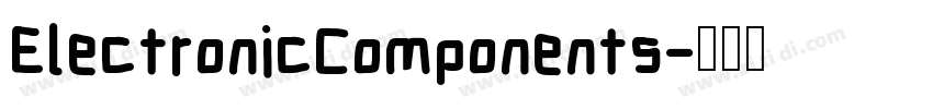 ElectronicComponents字体转换