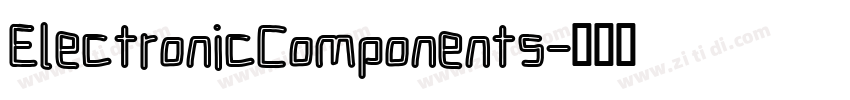 ElectronicComponents字体转换