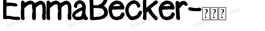 EmmaBecker字体转换