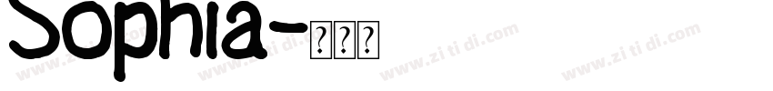 Sophia字体转换