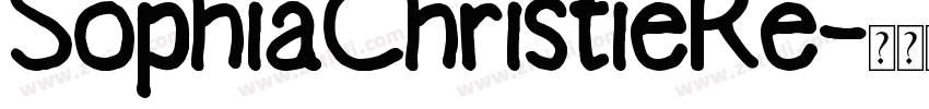SophiaChristieRe字体转换