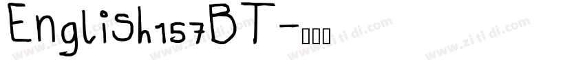 English157BT字体转换