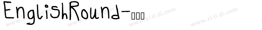 EnglishRound字体转换