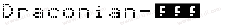 Draconian字体转换