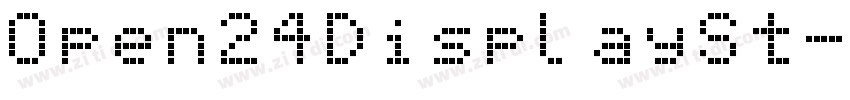 Open24DisplaySt字体转换