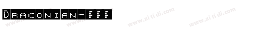 Draconian字体转换