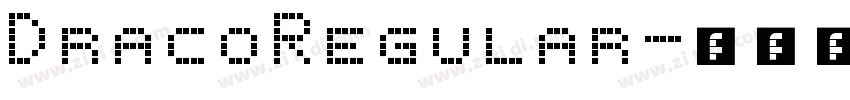 DracoRegular字体转换