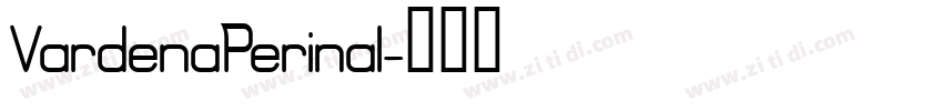 VardenaPerinal字体转换