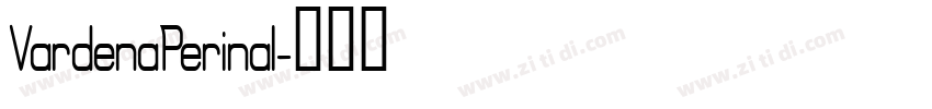 VardenaPerinal字体转换