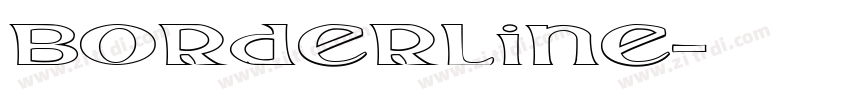 Borderline字体转换