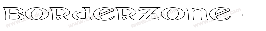 Borderzone字体转换
