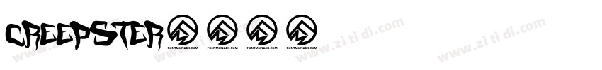 Creepster字体转换