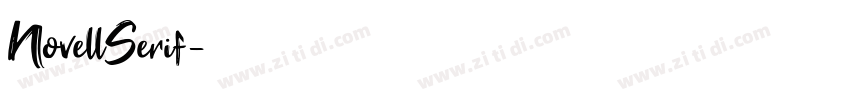 NovellSerif字体转换