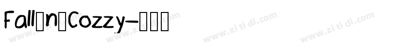 Fall_n_Cozzy字体转换