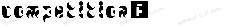 competition字体转换