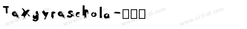 TeXgyreSchola字体转换