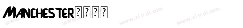 Manchester字体转换