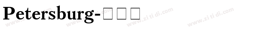 Petersburg字体转换
