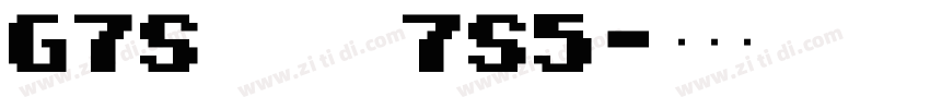 G7Segment7S5字体转换