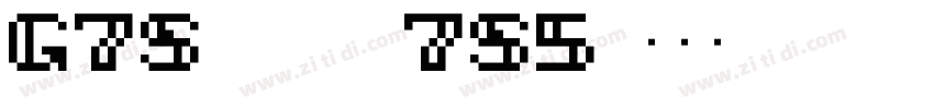 G7Segment7S5字体转换