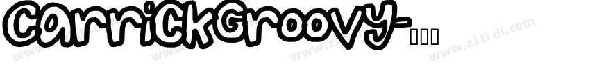 CarrickGroovy字体转换