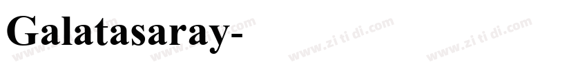 Galatasaray字体转换