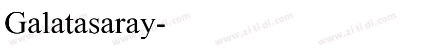 Galatasaray字体转换