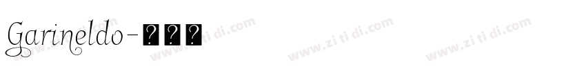Garineldo字体转换