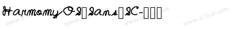 HarmomyOS_Sans_SC字体转换