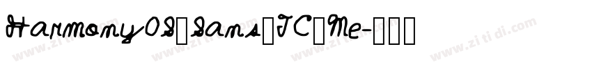 Harmony0S_Sans_TC_Me字体转换