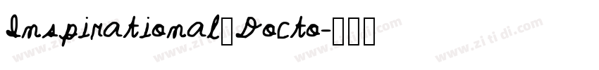 Inspirational_Docto字体转换 Inspirational_Docto字体转换