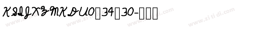 KSIJXZMKDU0_34_30字体转换