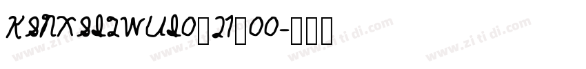 KSNXSIQWUI0_21_00字体转换