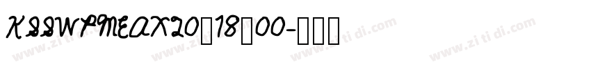 KSSWPMEAXQ0_18_00字体转换