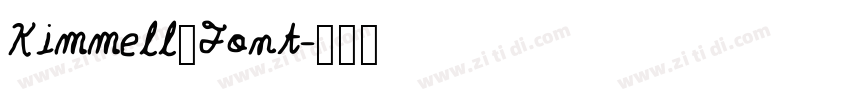 Kimmell_Font字体转换 Kimmell_Font字体转换